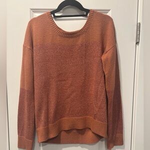Olive & Oak Brown Crew Neck Sweater Soft Knit Casual